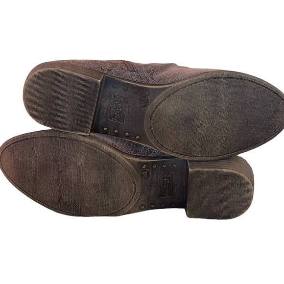 Sophia Taylor Women’s Suede Leather Almond Toe Ankle Booties in Gray Size 12W - Picture 4 of 6